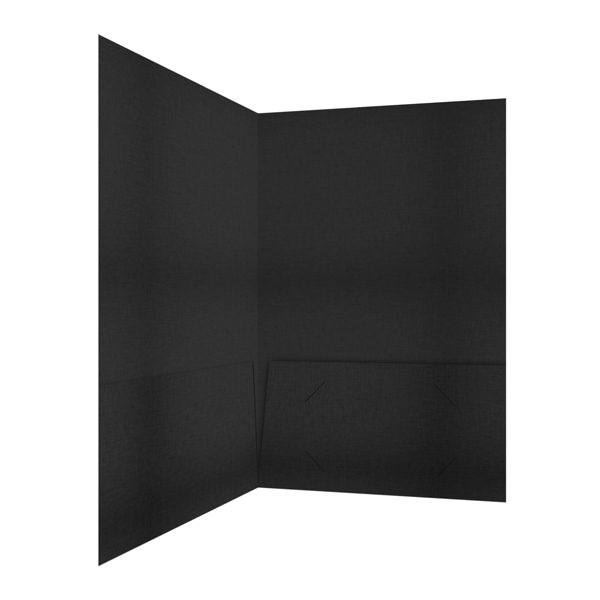 HarperOne Black Linen Folder (Inside Right View)