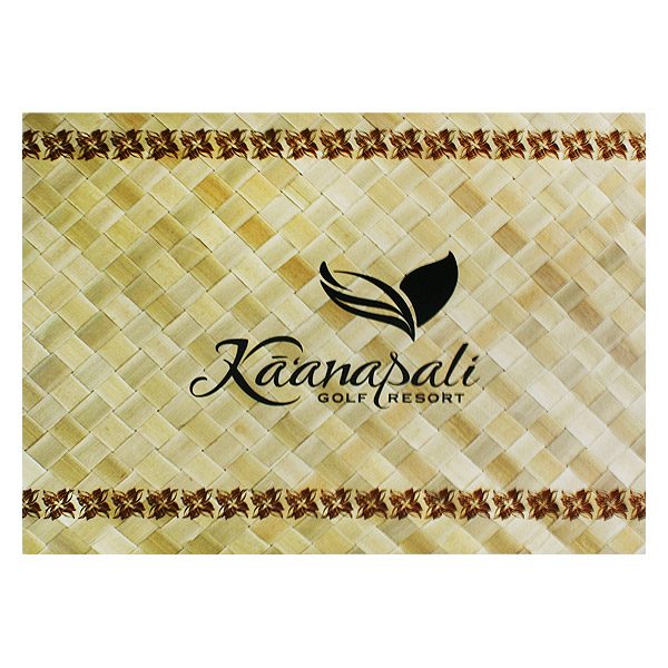 Ka'anapali Hawaiian Golf Resort Photo Folder (Front View)