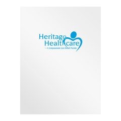 Heritage Healthcare Rehabilitation Center Presentation Folder (Front View)
