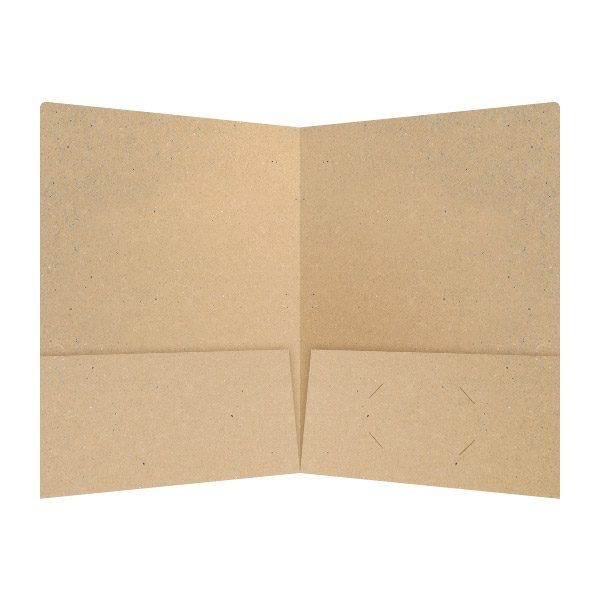 Hines Co. Kraft Paper Folder (Inside View)