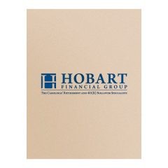 Hobart Financial Group Slip-In Photo Folder (Front View)
