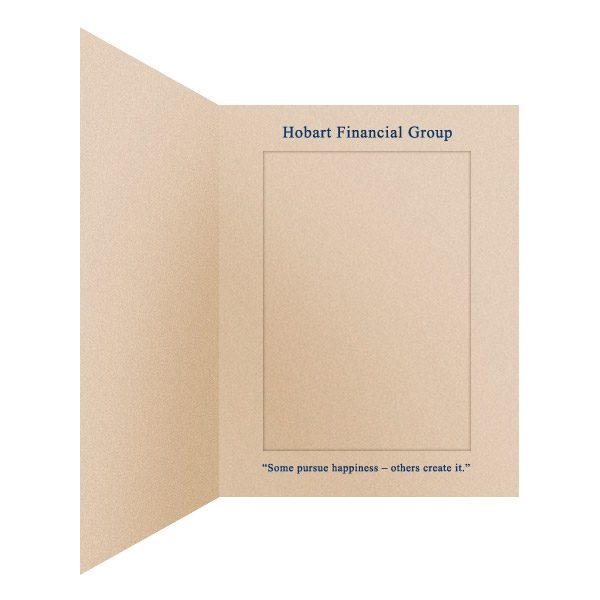 Slip-In Photo Folders by Hobart Financial Group (Inside Right View)