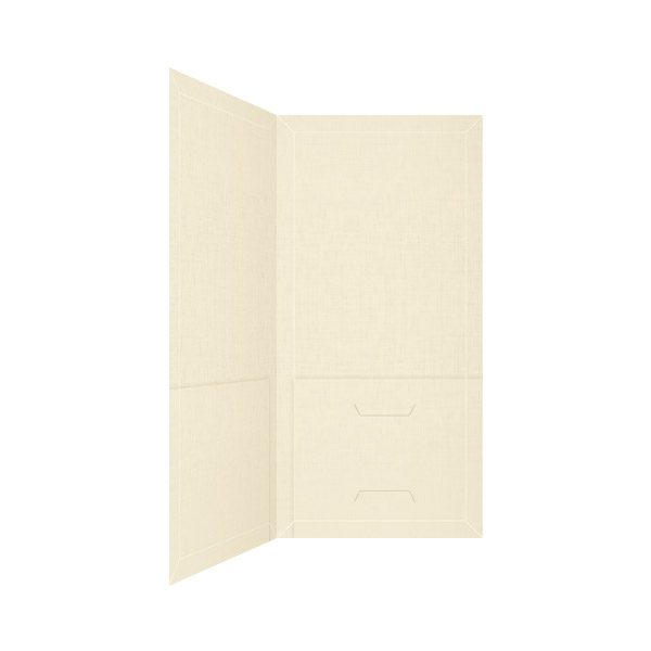 Holman's Funeral Service Tan Pocket Folder (Inside View)