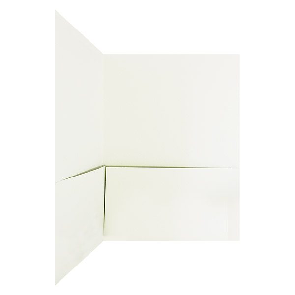 Hamilton Square White Pocket Folder (Inside Pocket View)