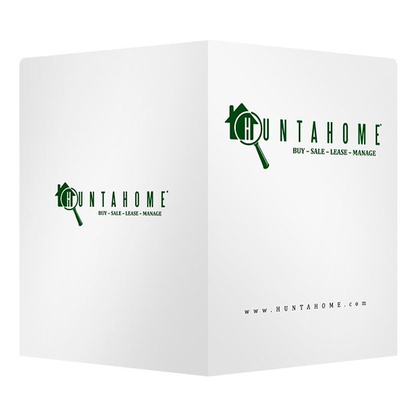 Huntahome Real Estate Business Folder (Front and Back View)