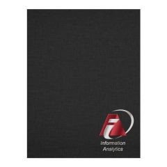 IAS Foil & Linen Pocket Folder (Front View)