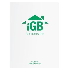 iGB Exteriors Glossy Pocket Folder (Front View)
