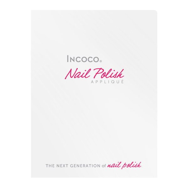 Incoco Nail Polish Hot Pink Pocket Folder (Front View)