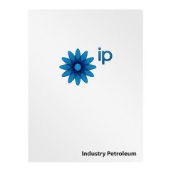 Industry Petroleum Glossy Presentation Folder (Front View)