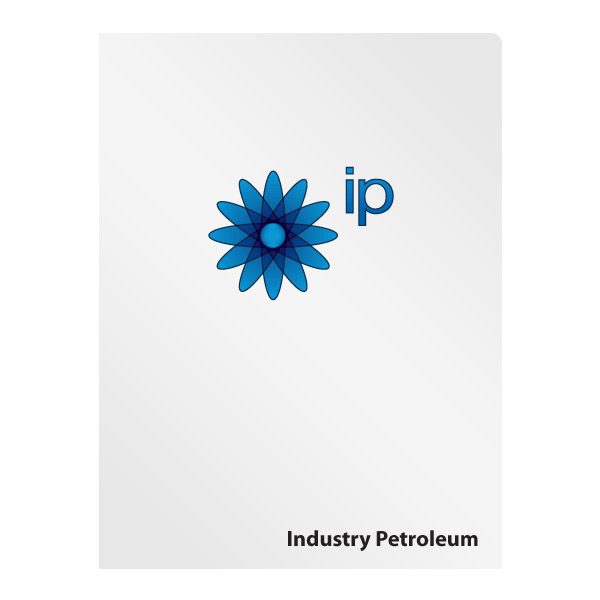 Industry Petroleum Glossy Presentation Folder (Front View)