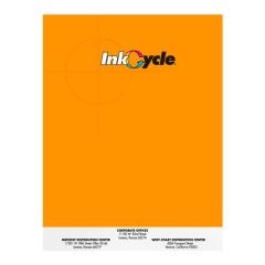 InkCycle CMYK Logo Presentation Folder (Front View)