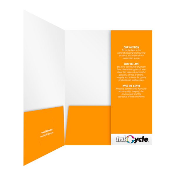 InkCycle 3 Panel Pocket Folder (Inside Panel View)