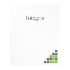 Integris Logo Pocket Folder (Front View)