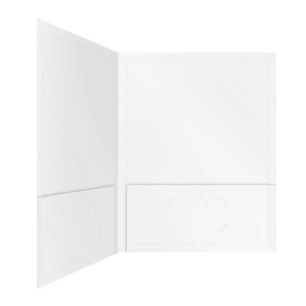 Interboro RHIO Blank White Pocket Folder (Inside Right View)