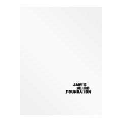 James Beard Foundation Culinary Presentation Folder (Front View)