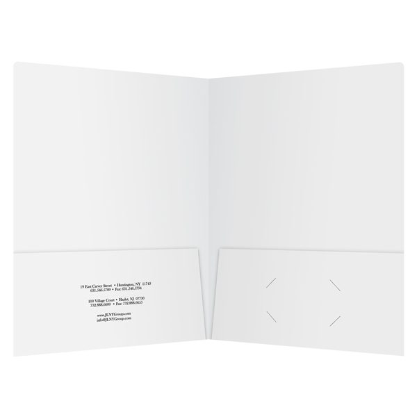 JLNY Insurance Presentation Folder (Inside View)