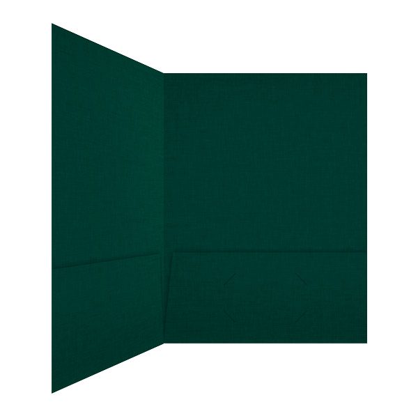 Joyce Bros Deep Green Pocket Folder (Inside Right View)