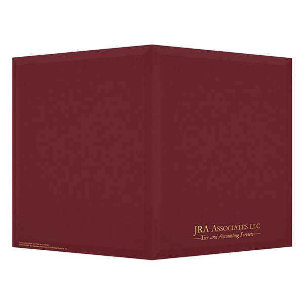 JRA Associates Tax & Accounting Services Folder (Front and Back View)