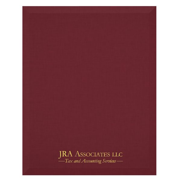 JRA Associates Tax & Accounting Services Folder (Front View)