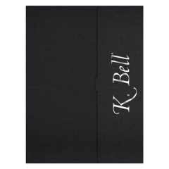 K. Bell Socks Foil Stamped Pocket Folder (Front View)