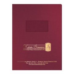 Karen Simmons CPA Pocket Folder (Front View)
