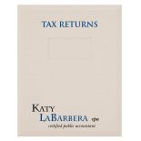 Katy LaBarbera Client Preparation Tax Folder