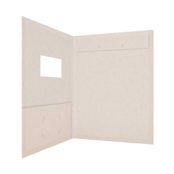 Katy LaBarbera 1-Pocket Window Folder with Brads (Inside Right View)