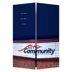 Kelly Community Credit Union Presentation Folder (Front View)