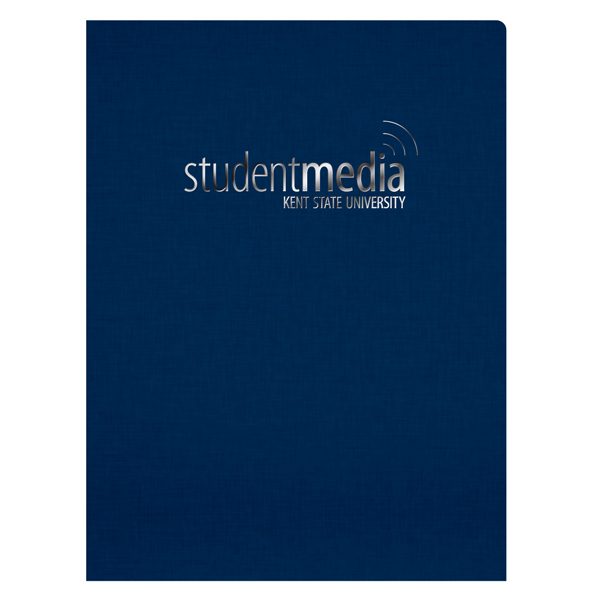 Kent State University Linen Presentation Folder (Front View)