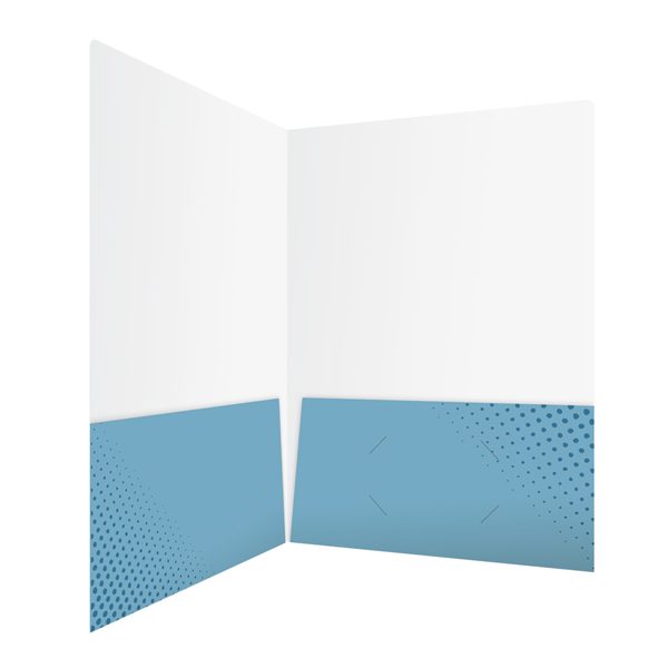 Kitchen & Bath Factory's Blue Pocket Folder Design (Inside Right View)