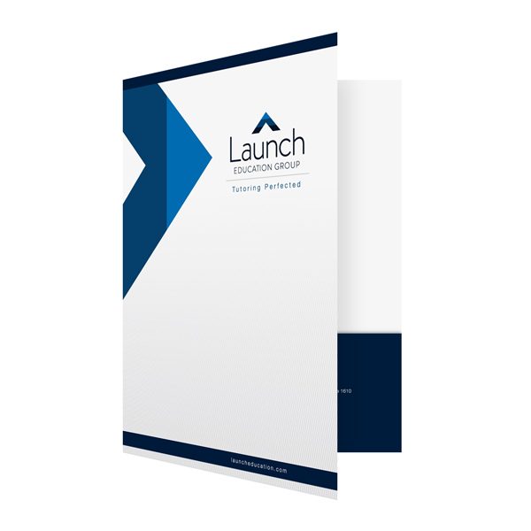 Launch Education Group's Business Folder (Front Open View)