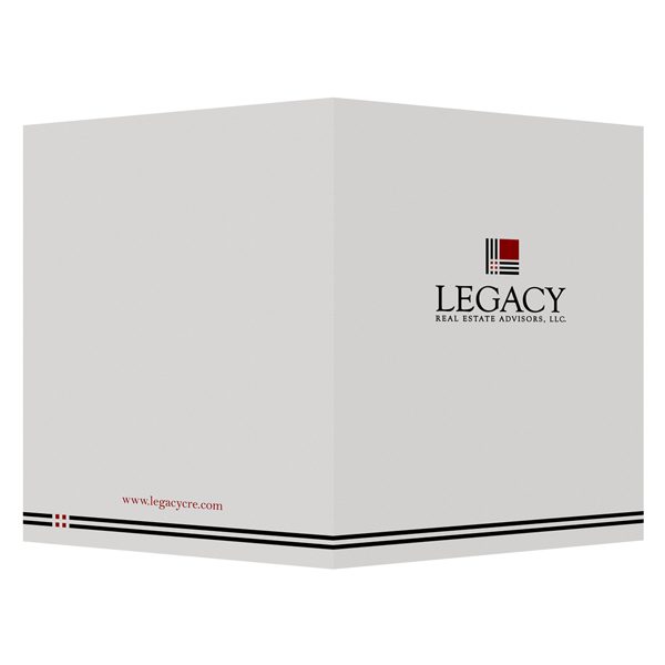 Legacy Real Estate Presentation Folder (Front and Back View)