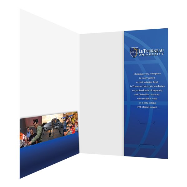 LeTourneau Vertical Pocket Folder (Inside Right View)