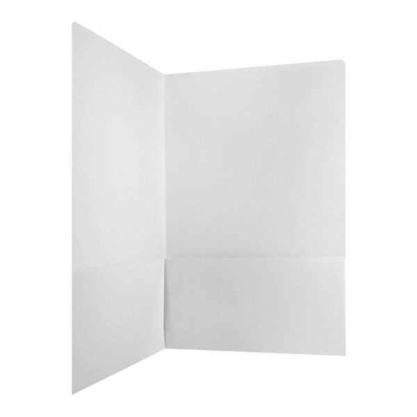 Monticello Capital White Pocket Folder (Inside Pocket View)