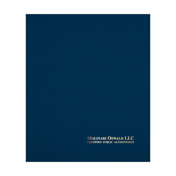 Molinari Oswald CPA File Presentation Folder (Front View)