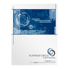 Platinum Circle Partners Infographic Presentation Folder (Front View)