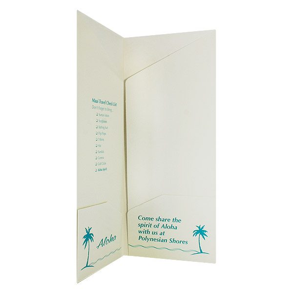 Polynesian Shores Multi-Pocket Presentation Folder (Inside Right View)