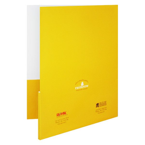 REMAX Presentation Folders for Rainbow Whistler (Back View)