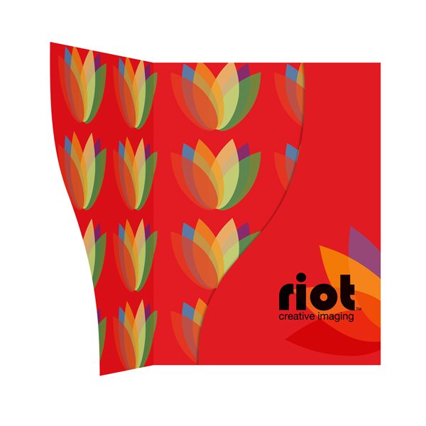 Riot Colorful Presentation Folder (Inside View)