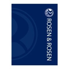 Rosen & Rosen Cool Blue Presentation Folder (Front View)