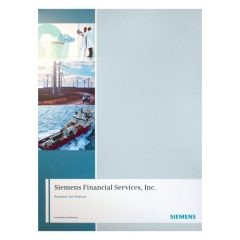 Siemens Financial Services Presentation Folder (Front View)