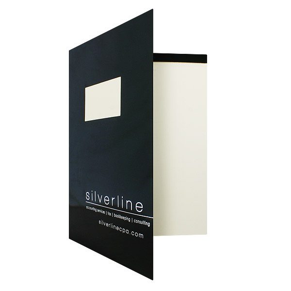 Silverline Accountant's Taxes Folder (Front Open View)