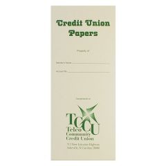 Telco Community Credit Union Document Folder (Front View)