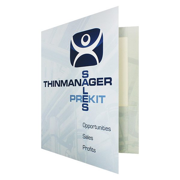 Sales Presentation Folder for ThinManager (Front Open View)