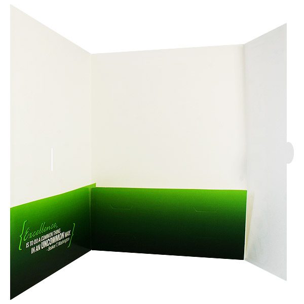 TM Studios 3 Fold Pocket Folder (Inside View)