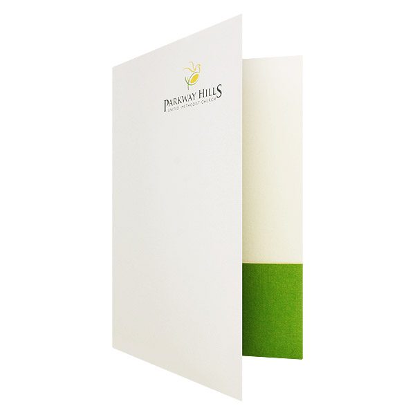 Church Folders for Parkway Hills United Methodist Church (Front Open View)