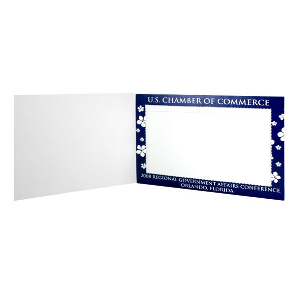 U.S. Chamber of Commerce Government Photo Frame Folder (Inside View)