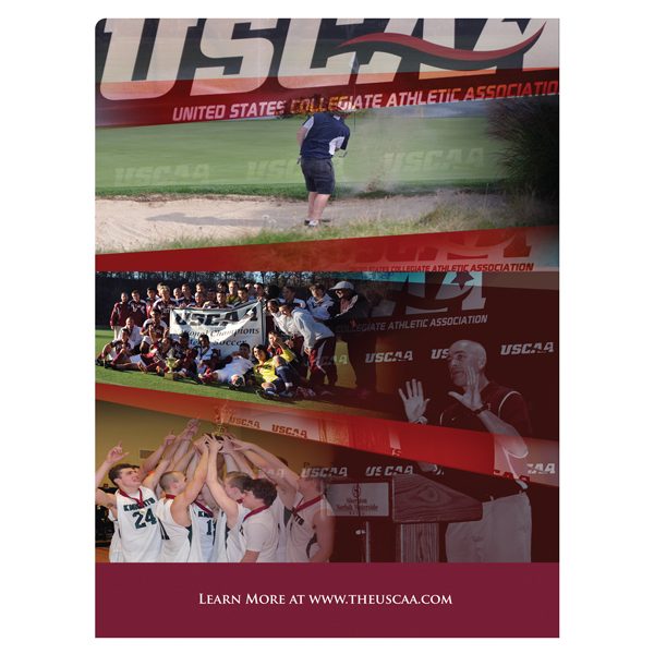 USCAA Sports Business Presentation Folder (Back View)