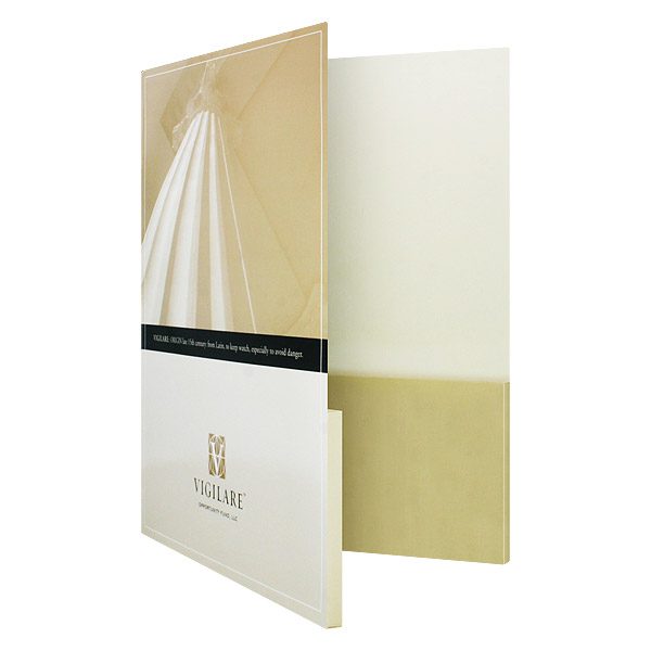 Vigilare Box Pocket Folder (Front Open View)