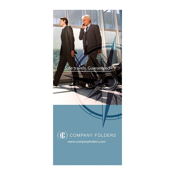 Business Travel Documents Folder Template (Front View)
